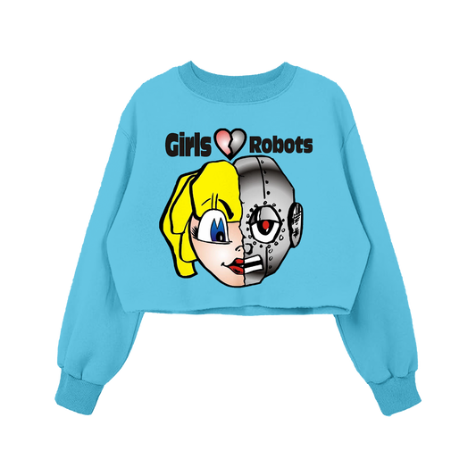 GLR CropTop (BLUE)Crewneck