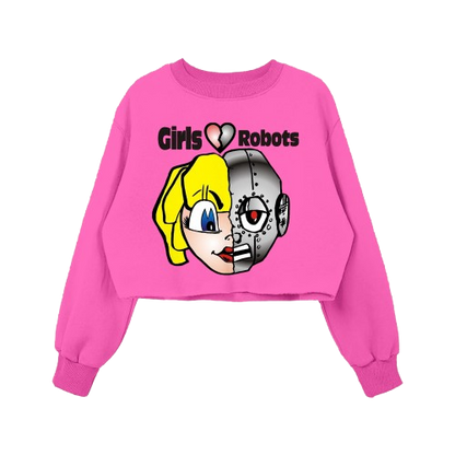 GLR CropTop  (Pink ) Crewneck