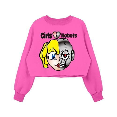 GLR CropTop  (Pink ) Crewneck